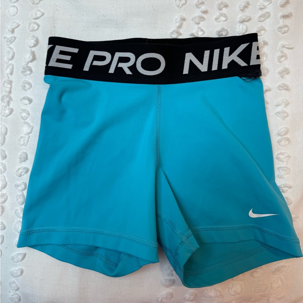 Blue 3” Nike Pro Spandex